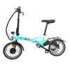 TDR13Z-F 16 inch mini pocket portable Electric folding bicycle Green color